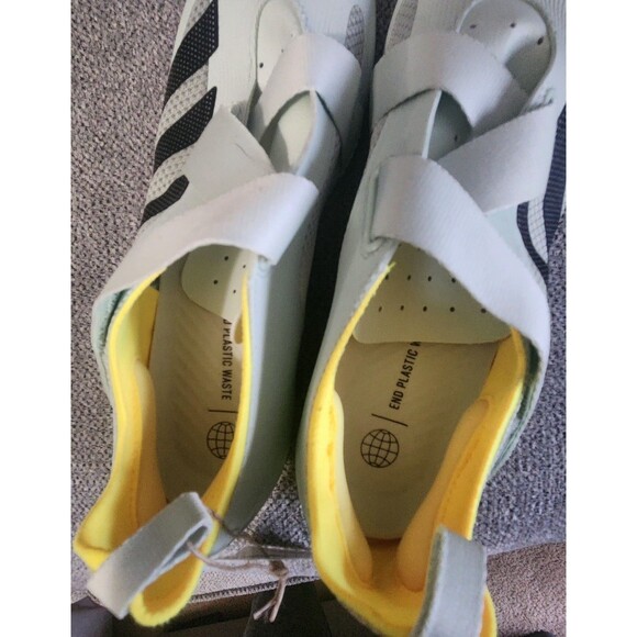 NEW Adidas The Indoor Cycling Shoe M-8.5 / W-10 Green & Yellow Interior  GX1668 main image 14